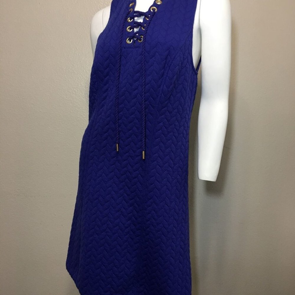 KENSIE Small Purple Sleeveless Dress Zipped Back S